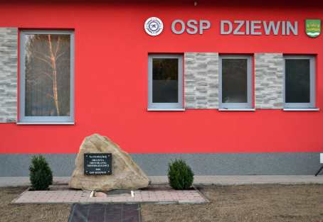OSP Dziewin na Stulecie Niepodległości Polski.