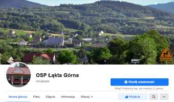 OSP Łąkta Górna na Facebooku