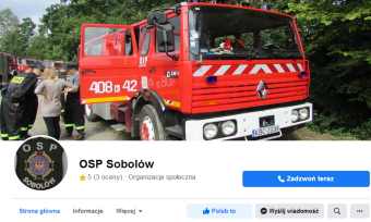 OSP Sobolów na Facebooku
