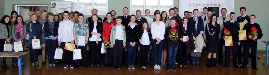 Uczestnicy eliminacji powiatowej OTWP  - Bochnia - 13.04.2012 r.