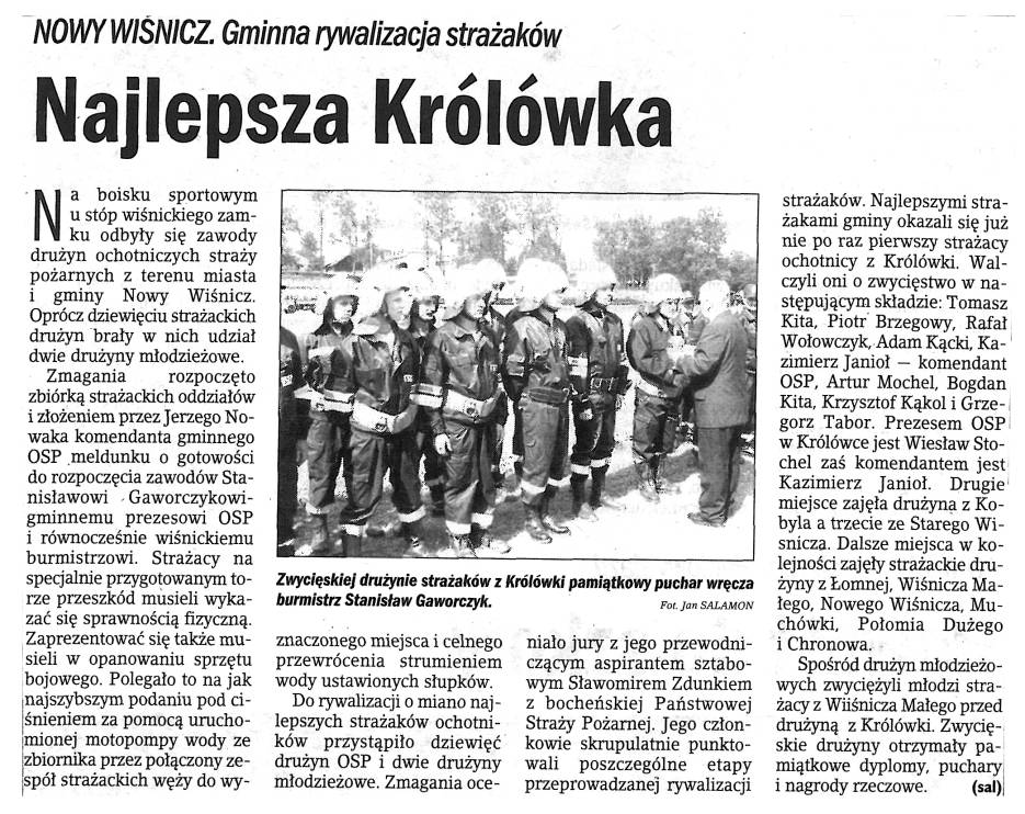 Najlepsza Królówka - Gazeta Krakowska - 07.09.2004