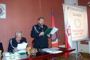 Sprawozdanie z działalności Tymczasowego Zarządu Powiatowego składa druh Ludwik Węgrzyn.
